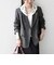 《予約》SHIPS any:〈手洗い可能〉ウールライク レース カラー ジャケット［NAVY BLUE］