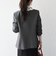 《予約》SHIPS any:〈手洗い可能〉ウールライク レース カラー ジャケット［NAVY BLUE］
