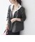 《予約》SHIPS any:〈手洗い可能〉ウールライク レース カラー ジャケット［NAVY BLUE］