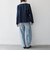 《予約》SHIPS any:〈手洗い可能〉ウールライク レース カラー ジャケット［NAVY BLUE］