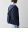 《予約》SHIPS any:〈手洗い可能〉ウールライク レース カラー ジャケット［NAVY BLUE］