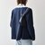 《予約》SHIPS any:〈手洗い可能〉ウールライク レース カラー ジャケット［NAVY BLUE］