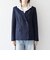 《予約》SHIPS any:〈手洗い可能〉ウールライク レース カラー ジャケット［NAVY BLUE］