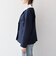 《予約》SHIPS any:〈手洗い可能〉ウールライク レース カラー ジャケット［NAVY BLUE］