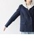 《予約》SHIPS any:〈手洗い可能〉ウールライク レース カラー ジャケット［NAVY BLUE］