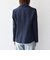 《予約》SHIPS any:〈手洗い可能〉ウールライク レース カラー ジャケット［NAVY BLUE］