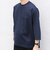 SHIPS any:〈洗濯機可能〉ピマ コットン ワンポイント 刺繍 7分袖 ポケット Tシャツ◆