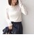 SHIPS Colors:〈手洗い可能〉レース ボート ネック トップス