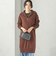 《予約》〈手洗い可能〉ウール カシミヤ ハーフジップ ワンピース