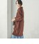 《予約》〈手洗い可能〉ウール カシミヤ ハーフジップ ワンピース