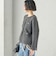 《予約》〈手洗い可能〉ノーカラー ヘアリー ニット ジャケット