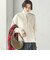 《予約》〈手洗い可能〉ウール カシミヤ 2WAY ヘンリーネック プルオーバー