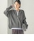 《一部予約》〈手洗い可能〉ウール カシミヤ 2WAY ヘンリーネック プルオーバー