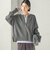 《予約》〈手洗い可能〉ウール カシミヤ 2WAY ヘンリーネック プルオーバー