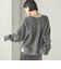 《予約》〈手洗い可能〉ウール カシミヤ 2WAY ヘンリーネック プルオーバー