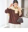 《一部予約》〈手洗い可能〉ウール カシミヤ 2WAY ヘンリーネック プルオーバー