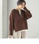 《予約》〈手洗い可能〉ウール カシミヤ 2WAY ヘンリーネック プルオーバー
