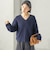 《予約》〈手洗い可能〉ウール カシミヤ V ネック プルオーバー