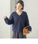 《予約》〈手洗い可能〉ウール カシミヤ V ネック プルオーバー