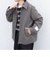 PURE WOOL MELTON リラックス ジップアップ ブルゾン◆