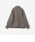 PURE WOOL MELTON リラックス ジップアップ ブルゾン◆