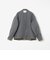 PURE WOOL MELTON リラックス ジップアップ ブルゾン◆