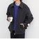 PURE WOOL MELTON リラックス ジップアップ ブルゾン◆