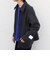 PURE WOOL MELTON リラックス ジップアップ ブルゾン◆