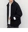 PURE WOOL MELTON リラックス ジップアップ ブルゾン◆