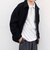 PURE WOOL MELTON リラックス ジップアップ ブルゾン◆