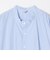 modAS:〈洗濯機可能〉ストライプ プルオーバー バンドカラー シャツ