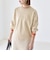 《予約》〈手洗い可能〉配色 レイヤードライク クルーネック ニット プルオーバー