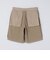 WEB限定｜リネン 2タック ワイド ショート パンツ