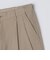 WEB限定｜リネン 2タック ワイド ショート パンツ