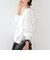 《予約》【WEB限定】〈洗濯機可能〉オーガニックコットン フリル ロングスリーブ TEE