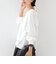 《予約》【WEB限定】〈洗濯機可能〉オーガニックコットン フリル ロングスリーブ TEE