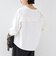 《予約》【WEB限定】〈洗濯機可能〉オーガニックコットン フリル ロングスリーブ TEE