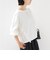 《予約》【WEB限定】〈洗濯機可能〉オーガニックコットン フリル ロングスリーブ TEE