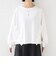 《予約》【WEB限定】〈洗濯機可能〉オーガニックコットン フリル ロングスリーブ TEE