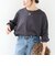 《予約》【WEB限定】〈洗濯機可能〉オーガニックコットン フリル ロングスリーブ TEE