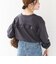 《予約》【WEB限定】〈洗濯機可能〉オーガニックコットン フリル ロングスリーブ TEE