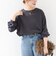 《予約》【WEB限定】〈洗濯機可能〉オーガニックコットン フリル ロングスリーブ TEE
