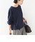 《予約》【WEB限定】〈洗濯機可能〉オーガニックコットン フリル ロングスリーブ TEE