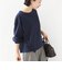 《予約》【WEB限定】〈洗濯機可能〉オーガニックコットン フリル ロングスリーブ TEE
