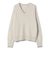 〈手洗い可能〉フォックス ラメ Vネック ニット