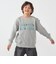 Champion: クルーネック カレッジライク プリント ロゴ スウェット<KIDS>