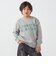 Champion: クルーネック カレッジライク プリント ロゴ スウェット<KIDS>