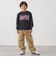 Champion: クルーネック カレッジライク プリント ロゴ スウェット<KIDS>