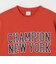 Champion: クルーネック カレッジライク プリント ロゴ スウェット<KIDS>