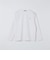 【WEB限定】ダブル ニット ビズ ネック ロングスリーブ Tシャツ